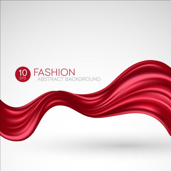 Fashion abstract silk background vector 01 free download