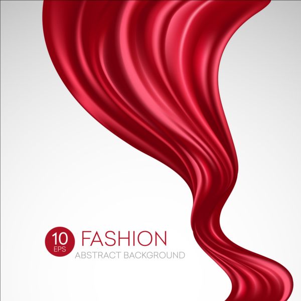 Fashion abstract silk background vector 04