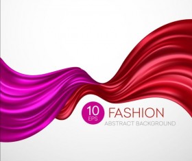 Fashion abstract silk background vector 06