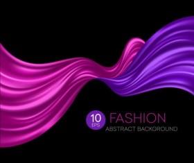 Fashion abstract silk background vector 07