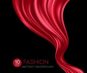 Fashion abstract silk background vector 08