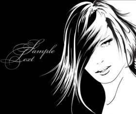 Fashion woman cover design vectors 02