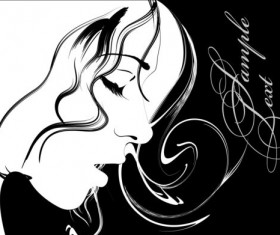 Fashion woman cover design vectors 04