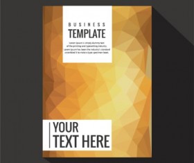 Geometry shapes cover book brochure vector 04