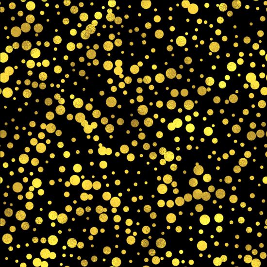 Golden round dot pattern vector