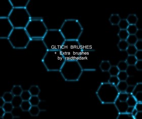 Honeycomb Shape Brushes