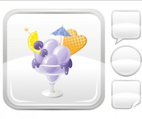 Ice cream icons creative vector 02