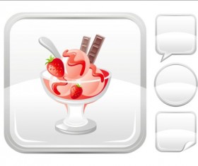 Ice cream icons creative vector 06