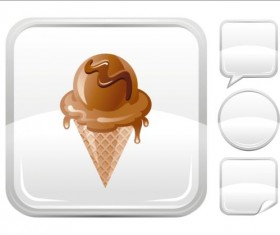 Ice cream icons creative vector 09