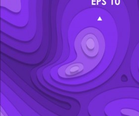 Layered abstract art background vector 01