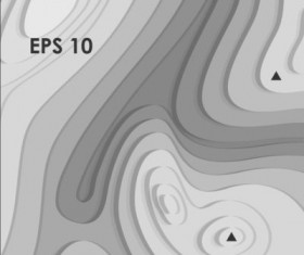 Layered abstract art background vector 05