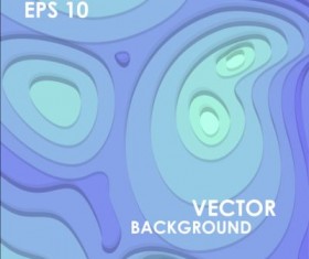 Layered abstract art background vector 07