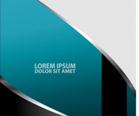 Light blue with black styles flyer and brochure cover vector 01