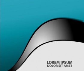 Light blue with black styles flyer and brochure cover vector 02