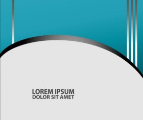 Light blue with black styles flyer and brochure cover vector 03