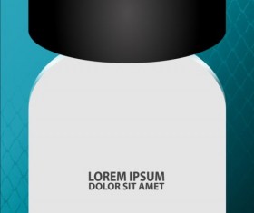 Light blue with black styles flyer and brochure cover vector 06