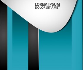 Light blue with black styles flyer and brochure cover vector 08