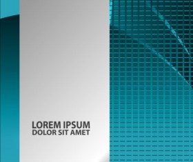 Light blue with black styles flyer and brochure cover vector 12