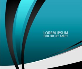 Light blue with black styles flyer and brochure cover vector 14