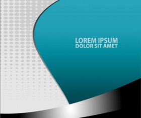 Light blue with black styles flyer and brochure cover vector 15