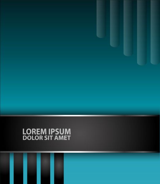 Light blue with black styles flyer and brochure cover vector 18