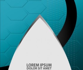 Light blue with black styles flyer and brochure cover vector 20