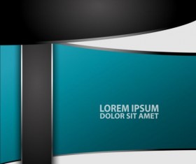 Light blue with black styles flyer and brochure cover vector 22