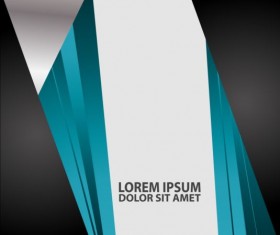 Light blue with black styles flyer and brochure cover vector 23