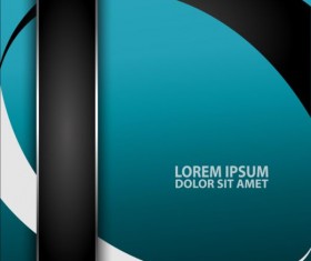 Light blue with black styles flyer and brochure cover vector 24