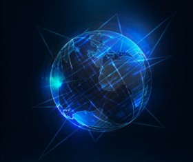 Light planet creative vector background 02