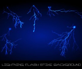 Lightning flash stick background vector 01