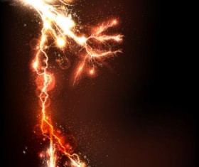 Lightning flash stick background vector 02