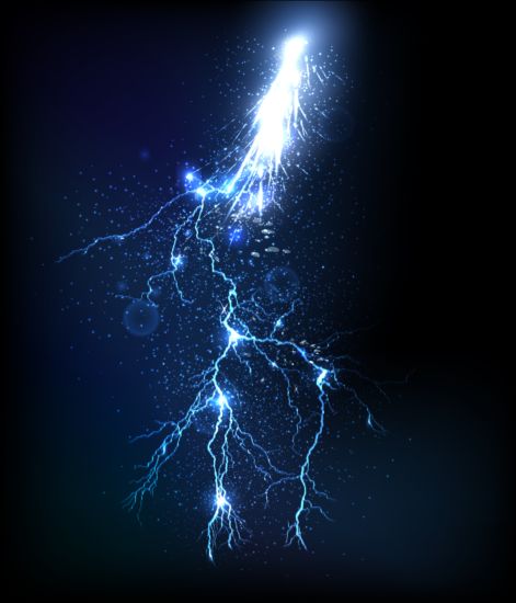 Lightning flash stick background vector 05