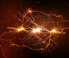 Lightning flash stick background vector 07