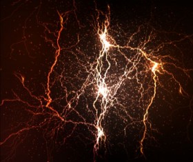 Lightning flash stick background vector 09