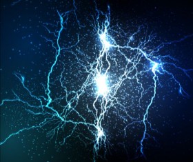 Lightning flash stick background vector 10