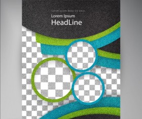 Modern flyers brochure cover vector illustration 03