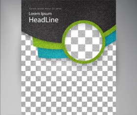 Modern flyers brochure cover vector illustration 04