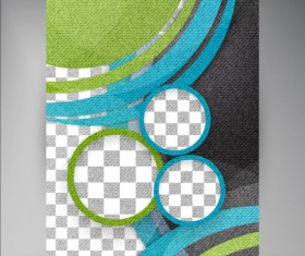 Modern flyers brochure cover vector illustration 05