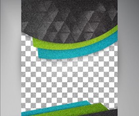 Modern flyers brochure cover vector illustration 06