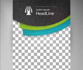 Modern flyers brochure cover vector illustration 09