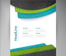 Modern flyers brochure cover vector illustration 17