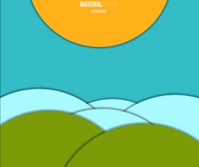 Modern layered background material vector 04