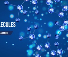 Molecules structure concept background vector 05