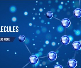 Molecules structure concept background vector 06