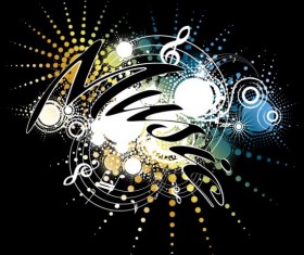 Music festival grunge background vector 02