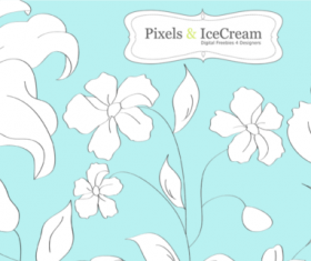 Outline Floral PS Brushes