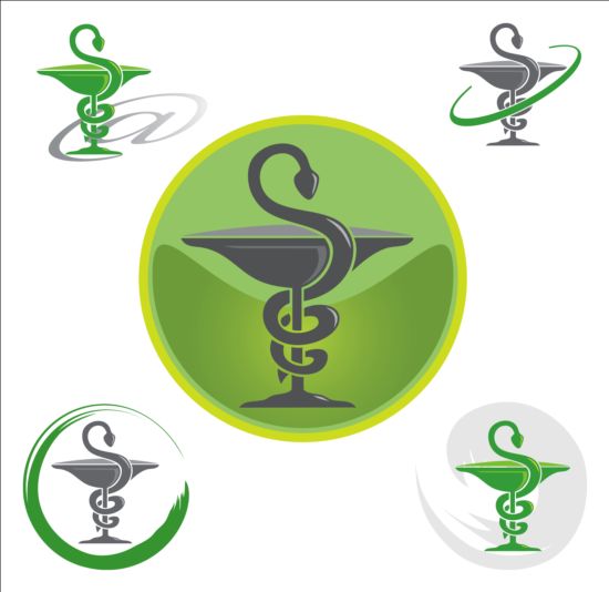 Pharmacy logos design vector 01