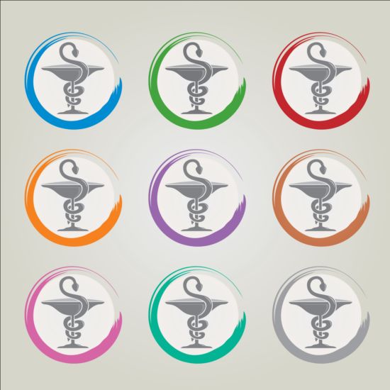 Pharmacy logos design vector 03