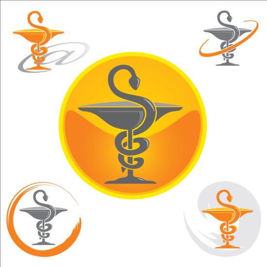 Pharmacy logos design vector 07